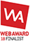 WEB AWARD 18 FINALIST