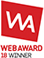 WEB AWARD 18 WINNER